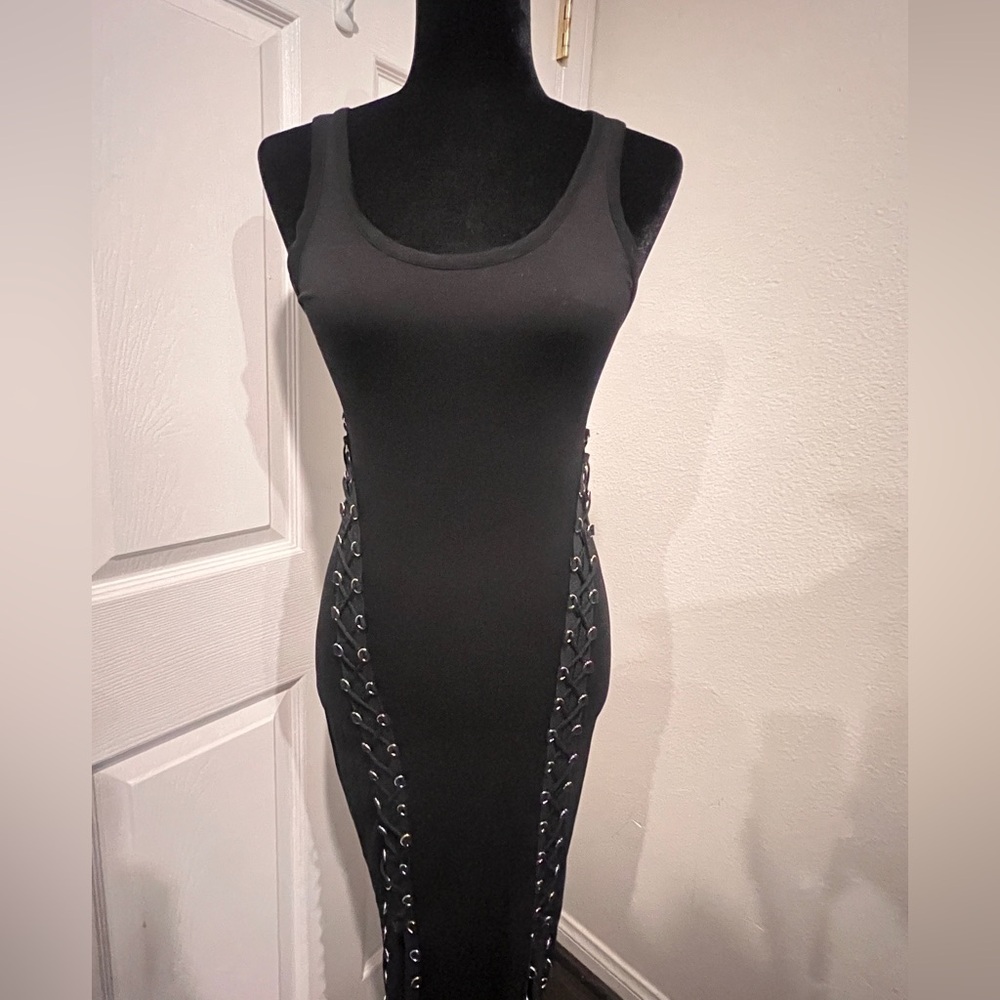 All Saints Black Maxi Dress